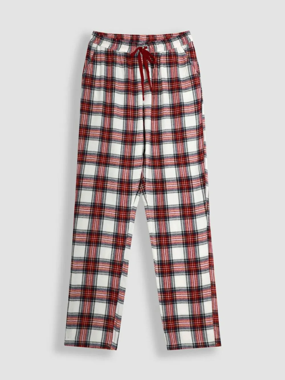 Jojo Maman Bébé Cream Mens Check Woven Pyjama Set^ Pyjamas