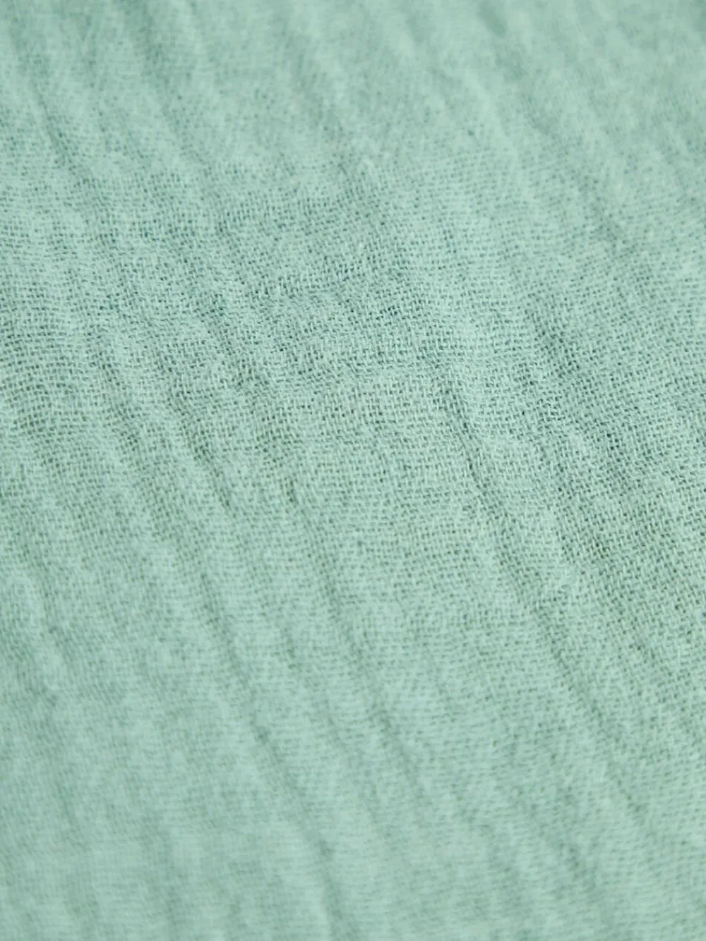 Outlet Jojo Maman Bébé Green Baby Muslin Frill Bib