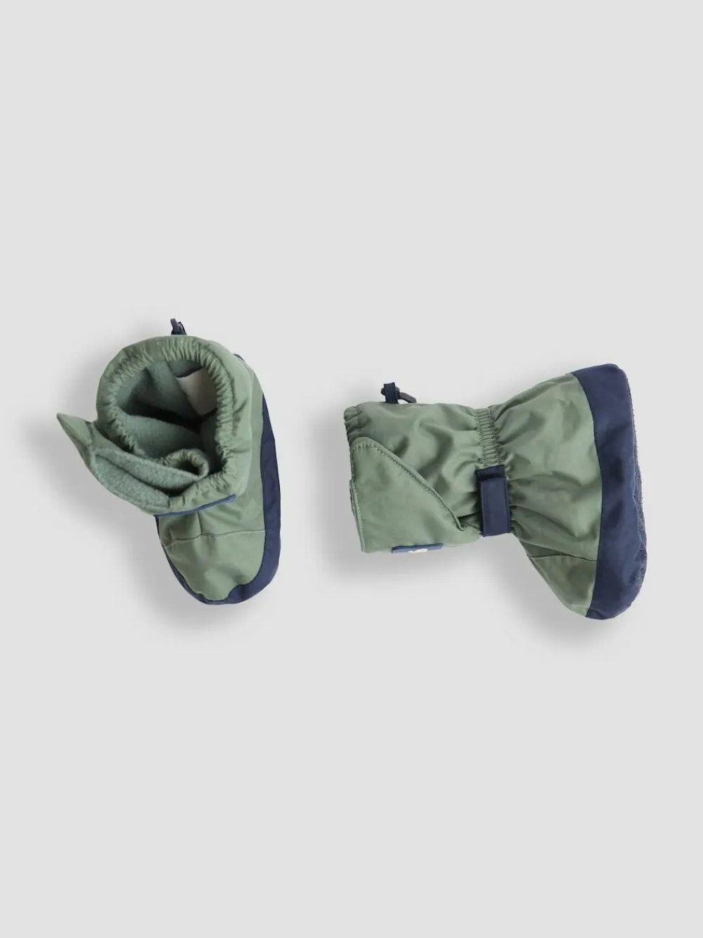 Online Jojo Maman Bébé Khaki Fleece Lined Booties