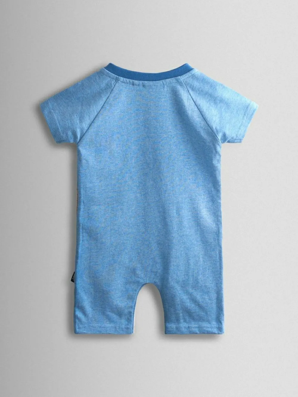 Jojo Maman Bébé Light Blue Tractor Appliqué Scene Romper^ Rompers & Overalls