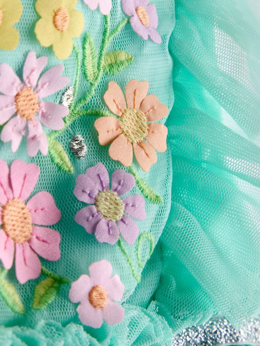 Jojo Maman Bébé Ruffle Tulle Appliqué Party Dress^ Dresses|Occasionwear