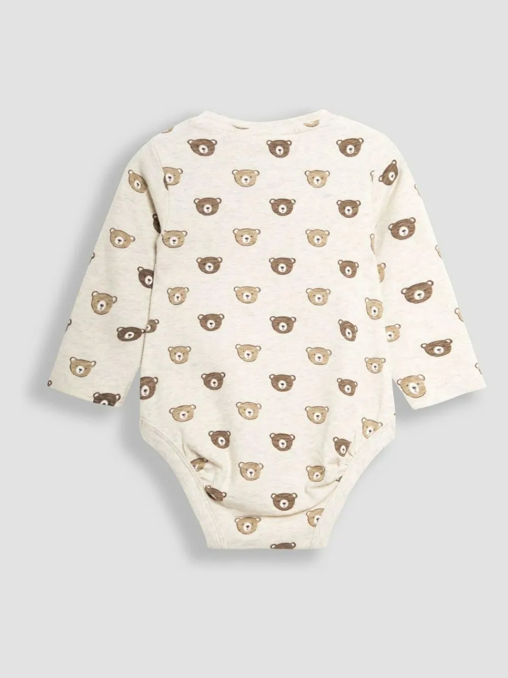 Discount Jojo Maman Bébé Natural Printed Bear And Appliqué Pocket Bodies 2 Pack