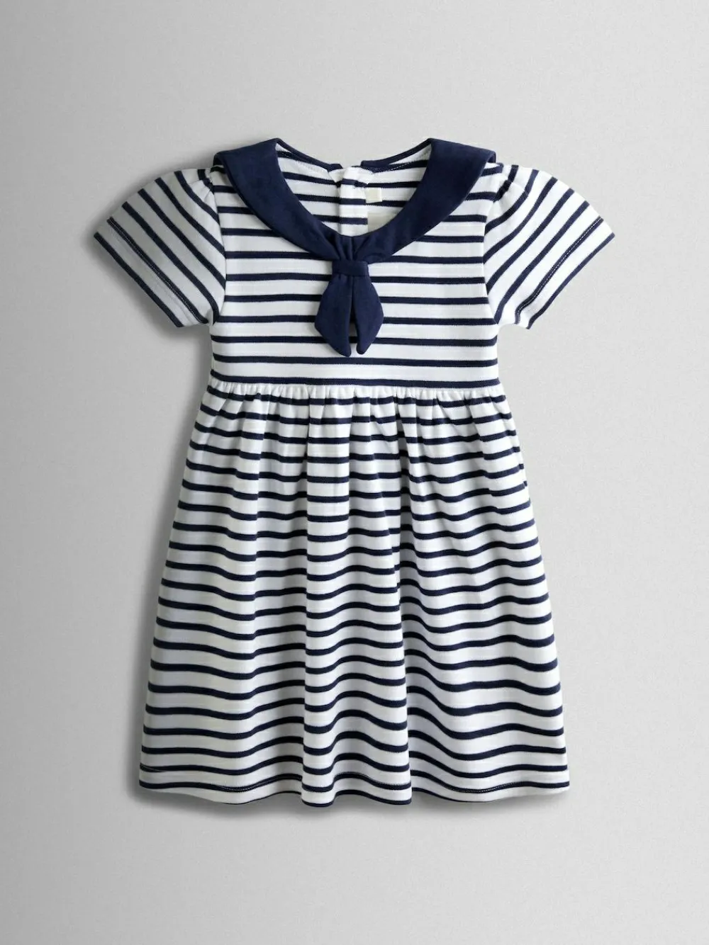 Jojo Maman Bébé Navy Blue Short Sleeve Sailor Dress^ Dresses