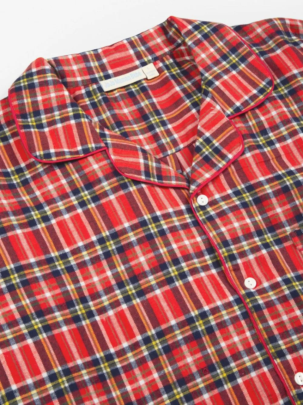 Jojo Maman Bébé Red Men's Tartan Pyjama Set^ Pyjamas