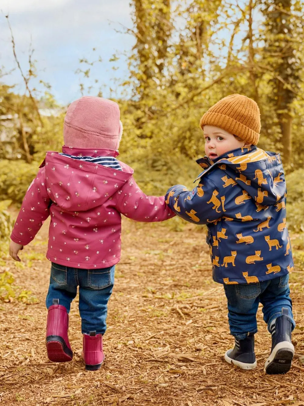 Jojo Maman Bébé Rose Pink Cosy Borg Hat^ Hats & Scratch Mitts|Hats, Gloves & Scarves
