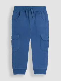 Online Jojo Maman Bébé Rust Orange & Royal Blue 2-Pack Cargo Joggers Rust Orange & Royal Blue