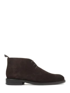 Discount Jones Bootmaker Deacon Suede Chukka Boots Dark Brown