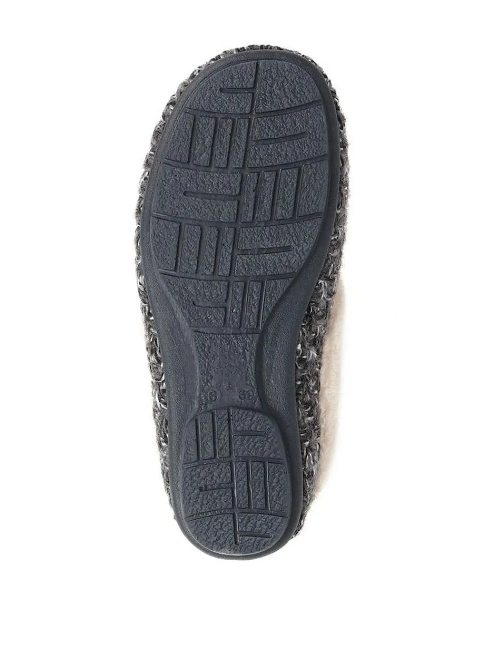 Clearance Jones Bootmaker Faux-Fur-Lined Slippers Grey