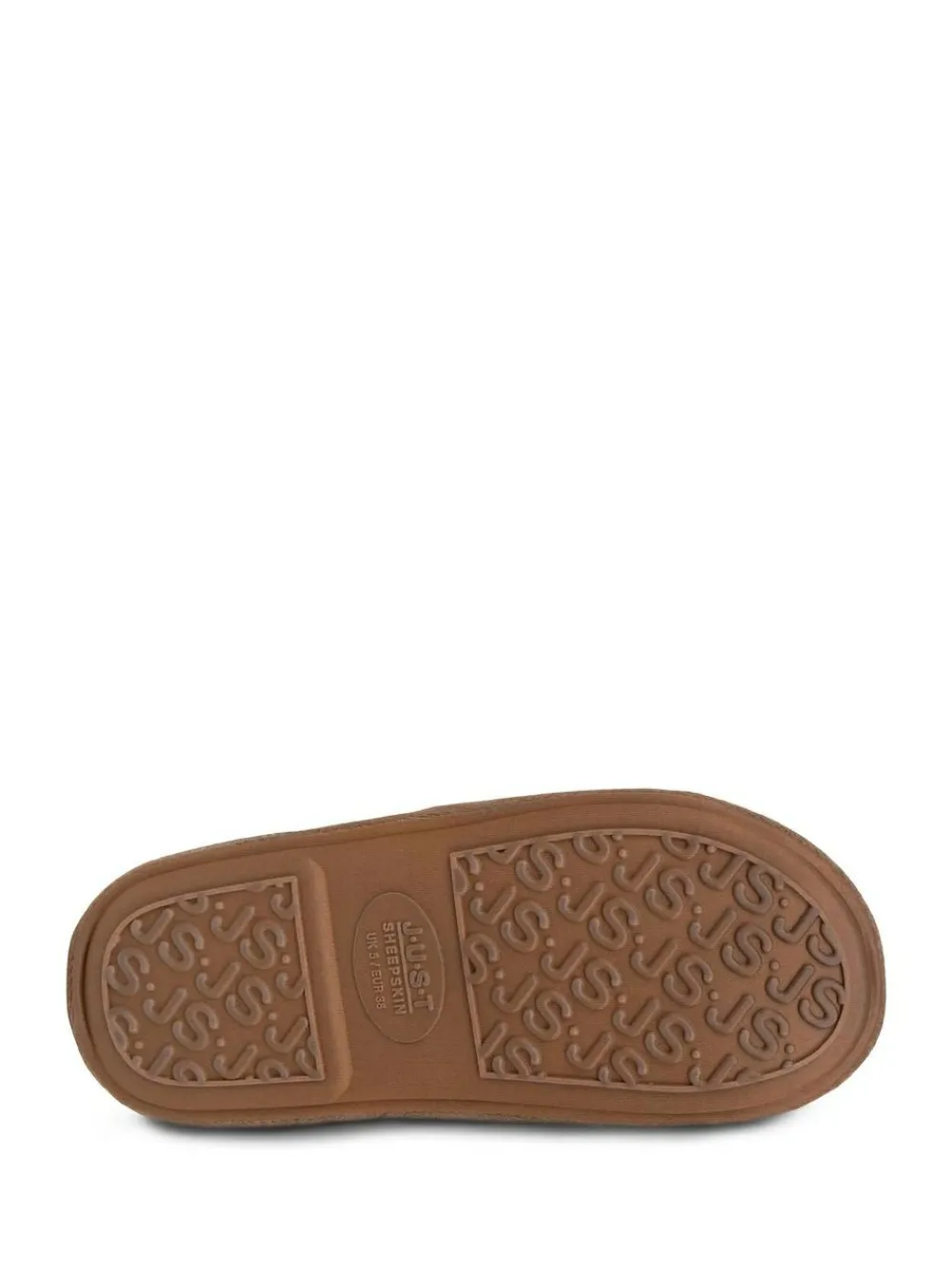 Hot Just Sheepskin Blue Ladies Classic Sheepskin Slipper Brown