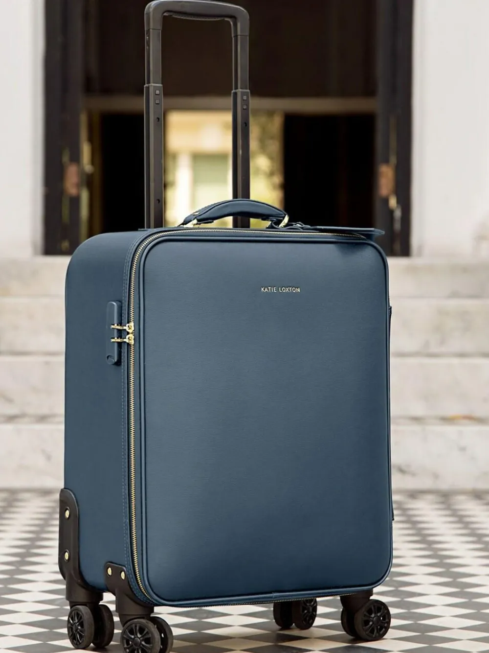 Hot Katie Loxton Oxford Cabin Suitcase Blue