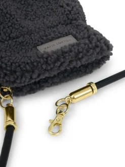 Hot Katie Loxton Teddy Mittens With Cord Grey