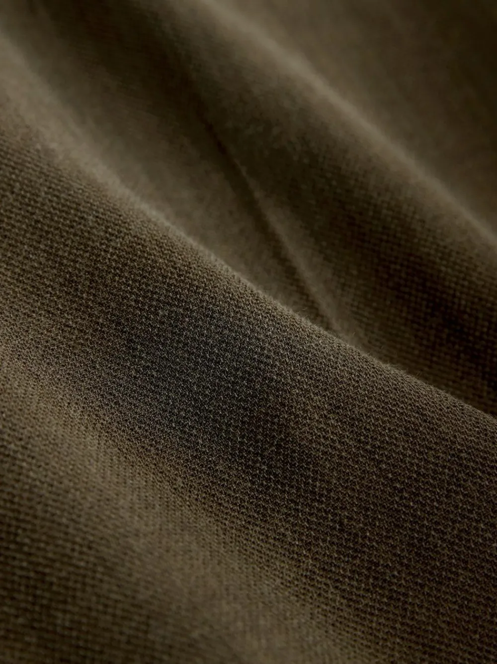 Hot Next Khaki Green Crosshatch Elastic Waist Wide Leg Trousers