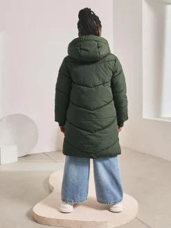 Next Shower Resistant Faux Fur Lined Hooded Padded Coat (3-16yrs)^ Jackets & Coats|Snowsuits & Coats