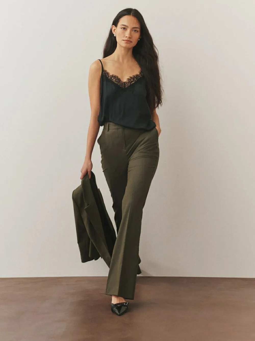Next Tailored Bootcut Trousers With Wool^Women Suits & Tailoring|Pants