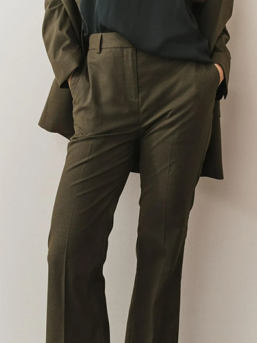 Next Tailored Bootcut Trousers With Wool^Women Suits & Tailoring|Pants