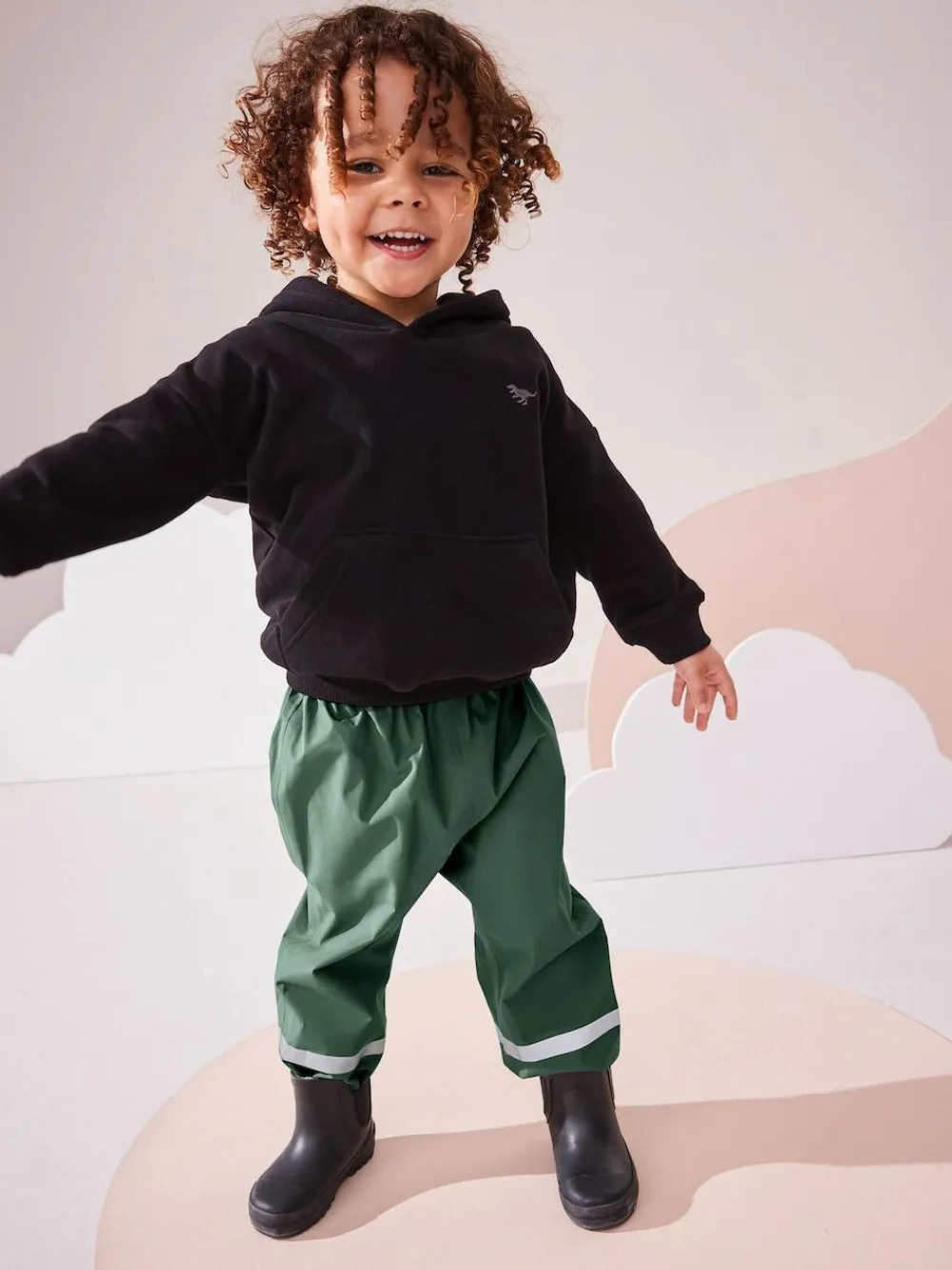 Outlet Next Waterproof Trousers (9mths-10yrs) Khaki Green