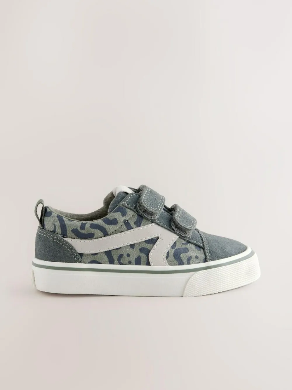 Next Wide Fit (G) Touch Fastening Skate Trainers^ Sneakers