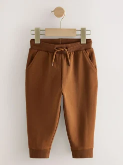 Outlet Next Regular Fit Joggers 5 Pack (3mths-7yrs) Khaki/Grey/Blue