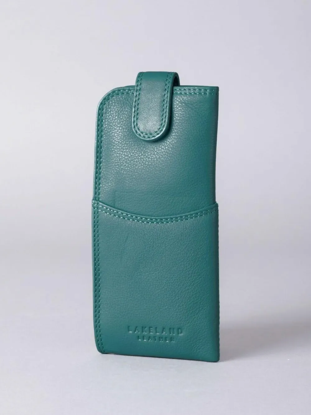 Outlet Lakeland Leather Green Glasses Case