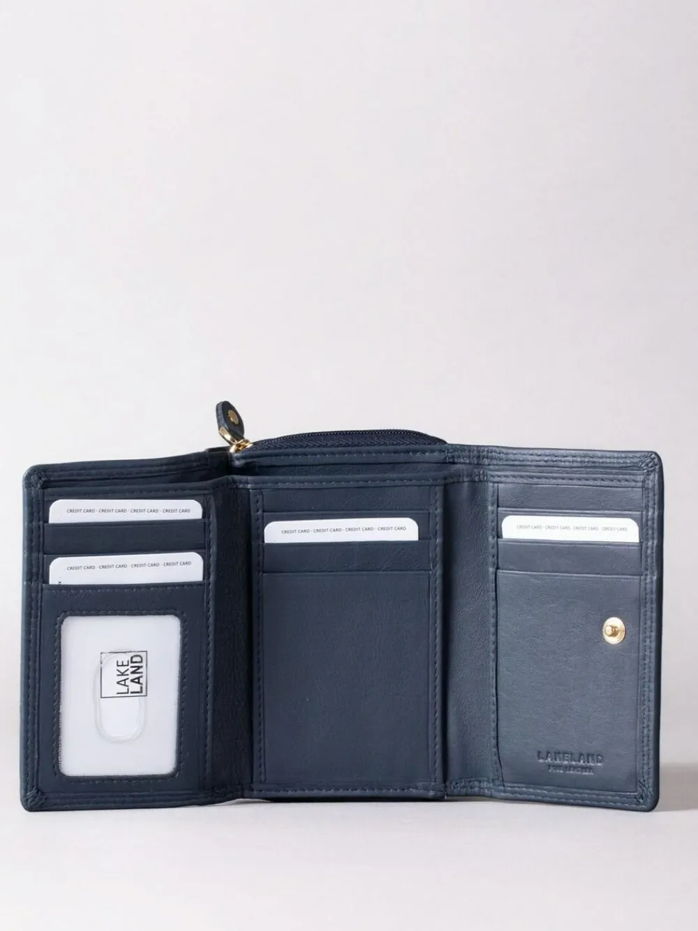 Lakeland Leather Navy Blue Small Purse^Women Purses
