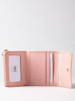 Discount Lakeland Leather Pink Small Leather Flapover Purse