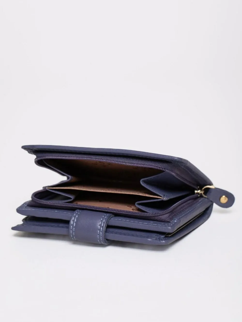 Lakeland Leather Purple Small Tab Purse^Women Purses