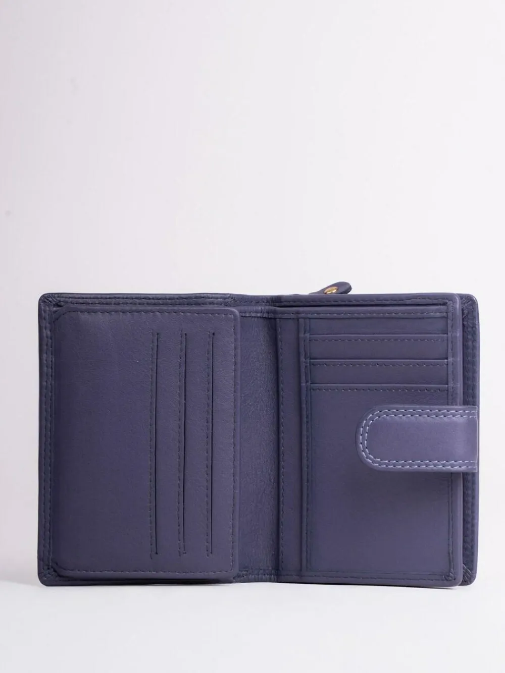 Lakeland Leather Purple Small Tab Purse^Women Purses