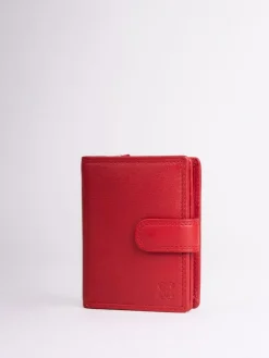 Lakeland Leather Red Small Tab Purse^Women Purses