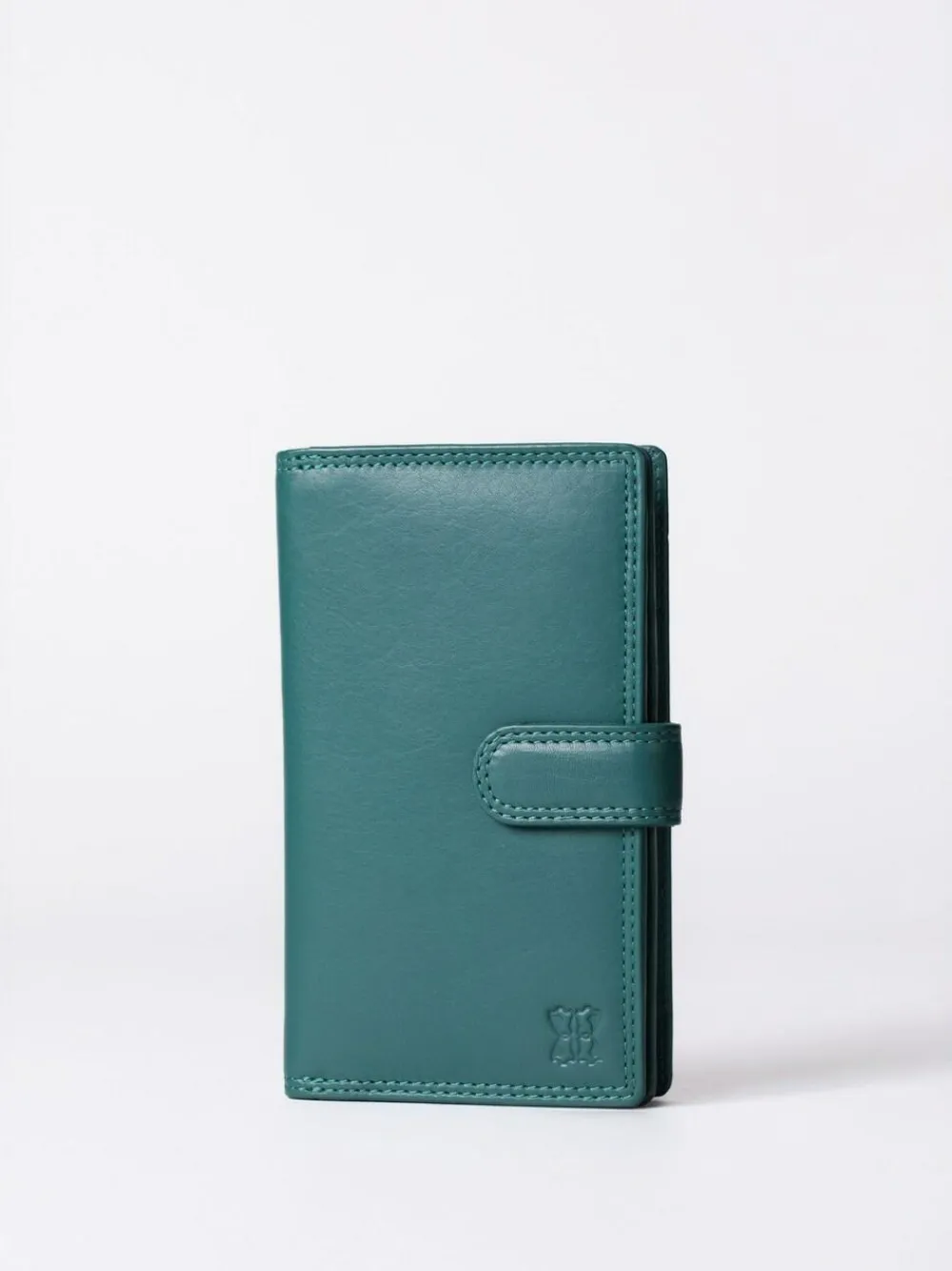 Lakeland Leather Teal Green Medium Tab Purse^Women Purses