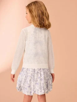 Laura Ashley Ecru White Knit Cardigan^ Knitwear|Knitwear