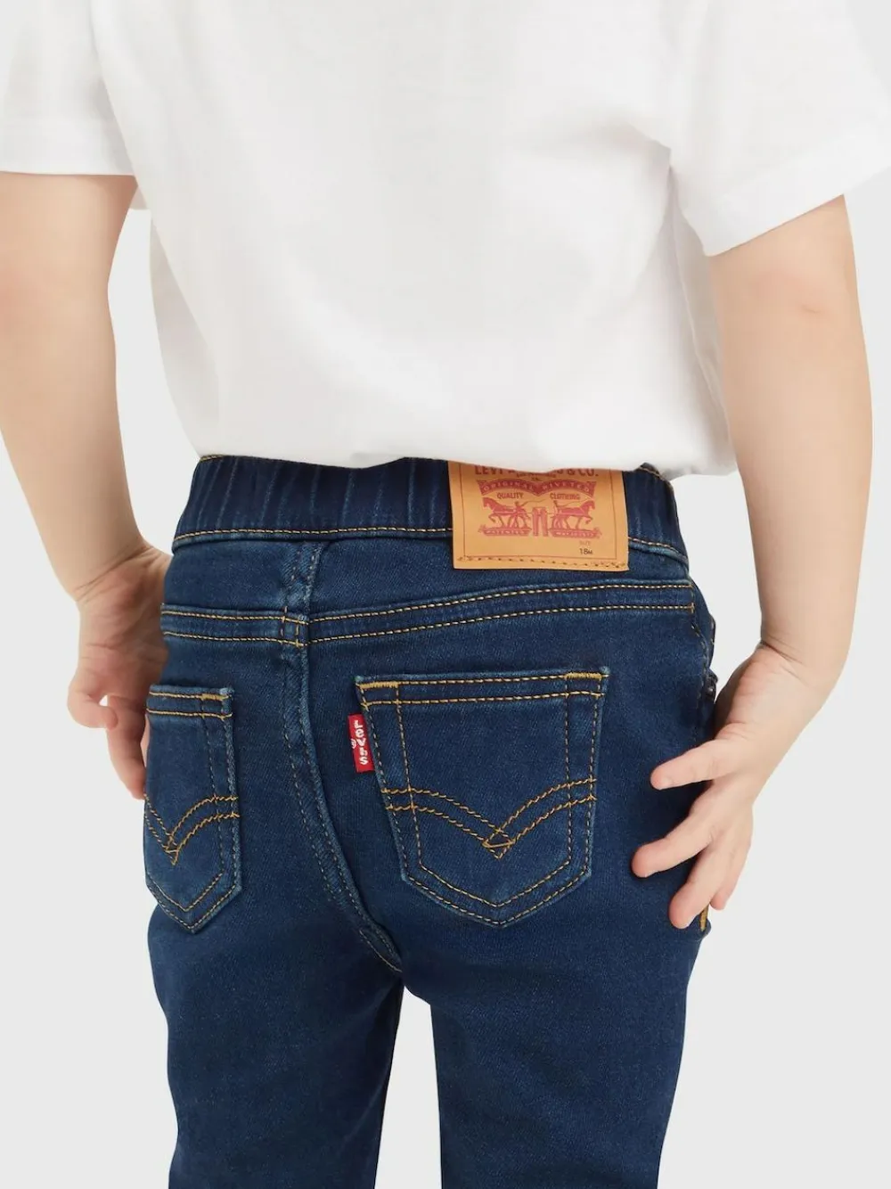 Levi's ® Black Skinny Pull On Jeggings