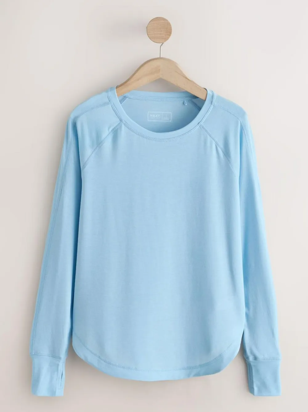 Clearance Next Active Crew Neck Long Sleeve T-Shirt Light Blue