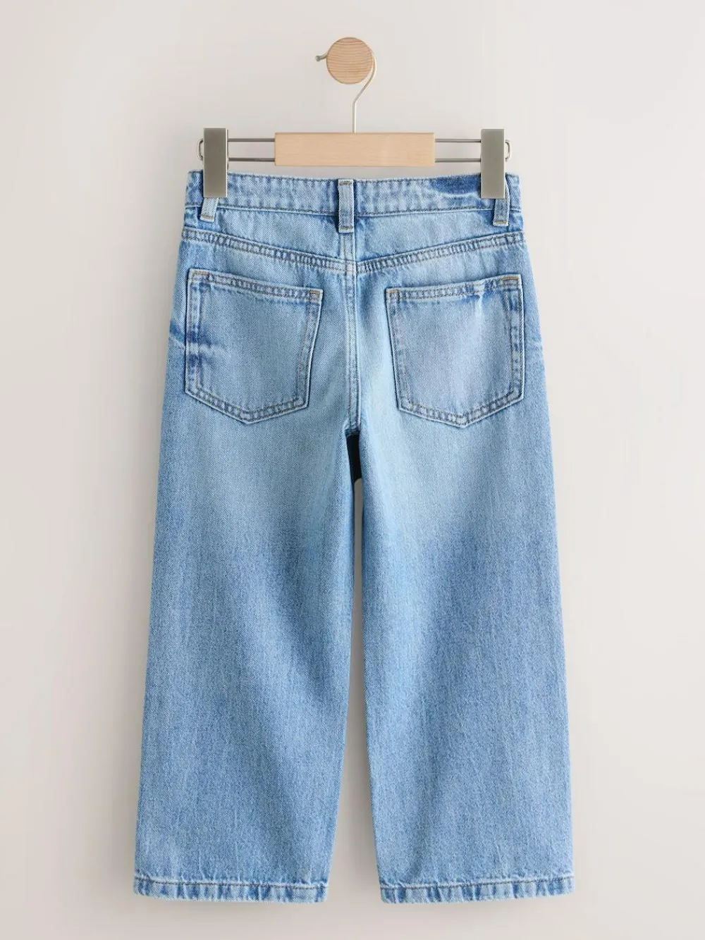 New Next Light Blue Denim Wide Fit Authentic Jeans (3-16yrs)