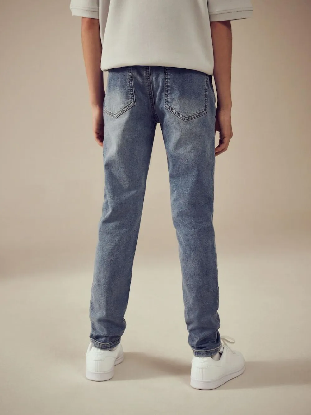 Next Skinny Fit Stretch Elasticated Waist Jeans (3-16yrs)^BOY Jeans|Jeans