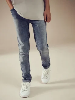 Next Skinny Fit Stretch Elasticated Waist Jeans (3-16yrs)^BOY Jeans|Jeans