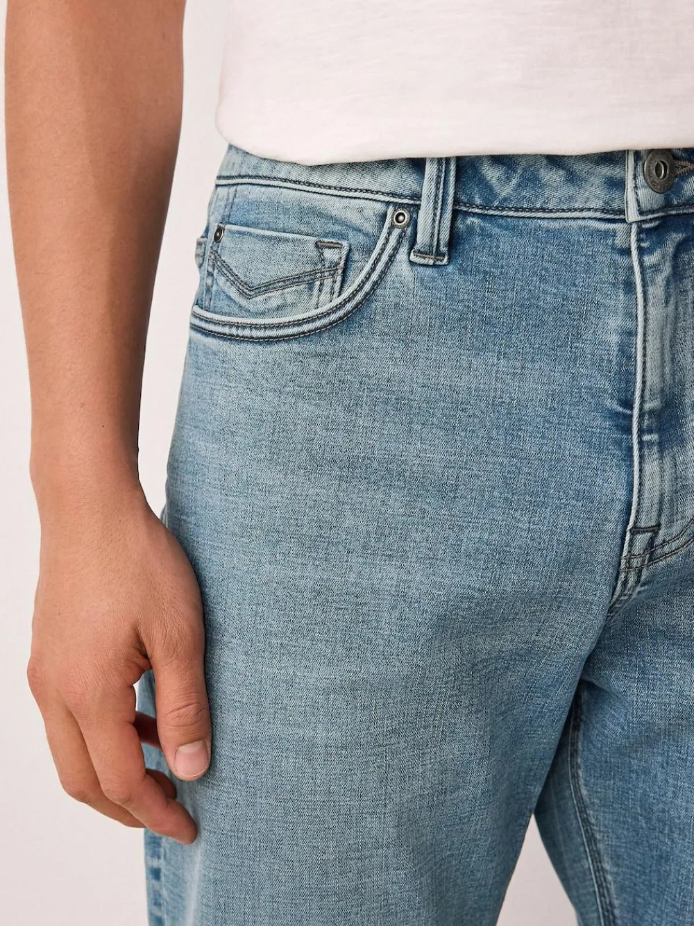 Next Light Blue Slim Fit Motionflex Jeans^ Jeans|Jeans