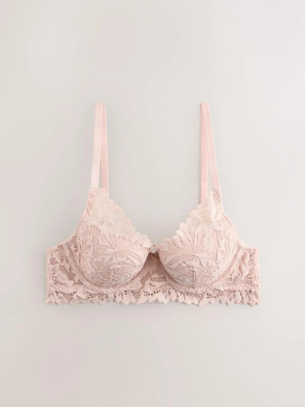 Clearance Next Light Pink Pad Balcony Lace Ultimate Comfort Bra