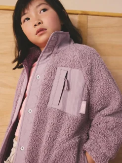 Next Button Up Fleece Jacket (3-16yrs)^ Sweatshirts & Hoodies|Jackets & Coats