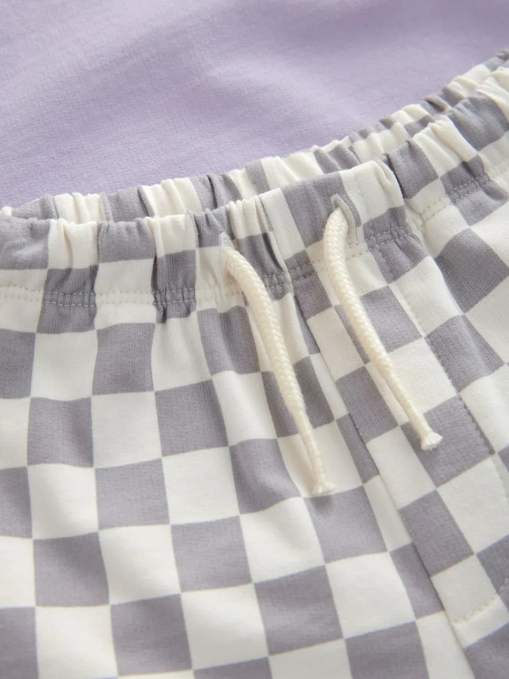 Next Lilac Purple Hot Wheels Check Short T-Shirt Set (9mths-8yrs)^BOY Shorts|Tops