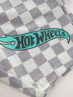 Next Lilac Purple Hot Wheels Check Short T-Shirt Set (9mths-8yrs)^BOY Shorts|Tops