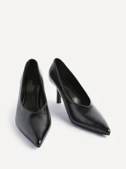 Linzi Bellamy V-Shaped Closed Toe Court Heels^Women Heels