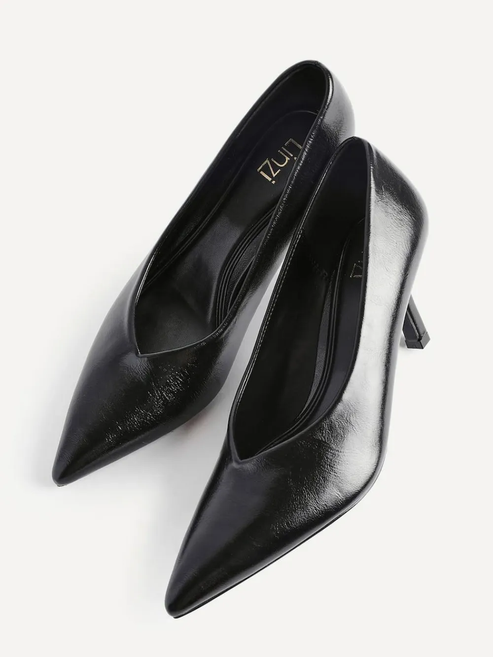 Linzi Bellamy V-Shaped Closed Toe Court Heels^Women Heels