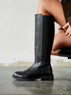 Linzi League High Leg Boots with Gusset Back^Women Boots & Wellies|Boots