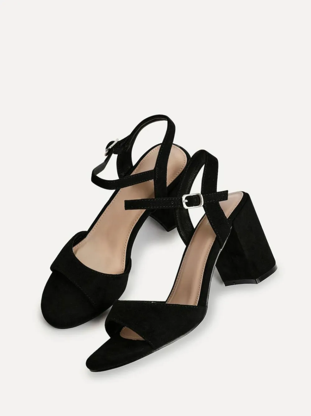 Linzi Soul Open Back Barely There Block Heel Sandals^Women Heels