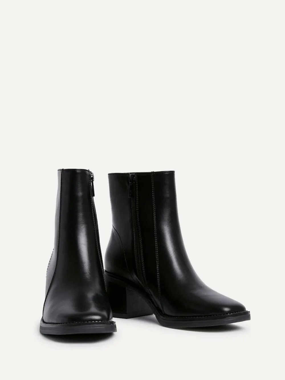 Sale Linzi Wander Block Heel Ankle Boots Black