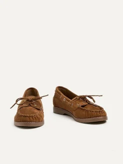 Linzi Frame Slip-On Loafers With Ruched Front Detailing^Women Flats