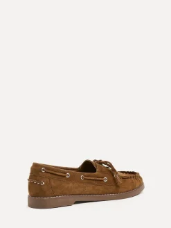 Linzi Frame Slip-On Loafers With Ruched Front Detailing^Women Flats