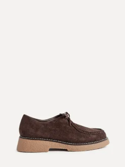 Discount Linzi Perth Laced Chunky Loafers Brown