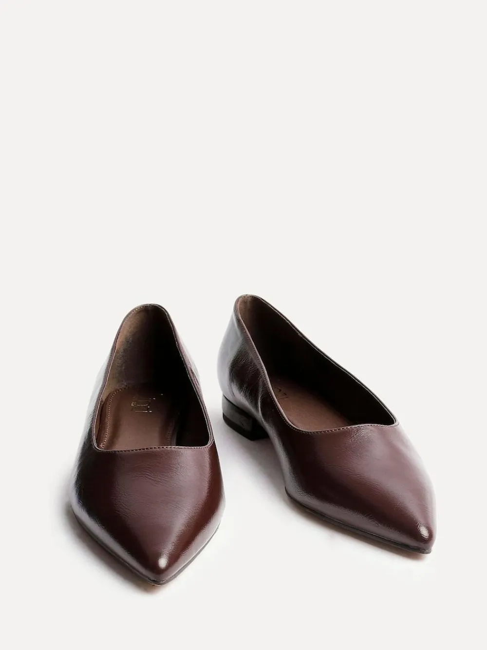 Linzi Wide Fit Compete Pointed Toe Ballet Flat Shoes^Women Wide Fit & Extra Wide Fit|Flats