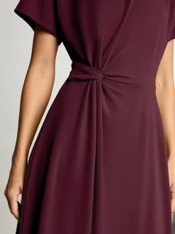 Lipsy Knot Side Midi Dress^Women Dresses